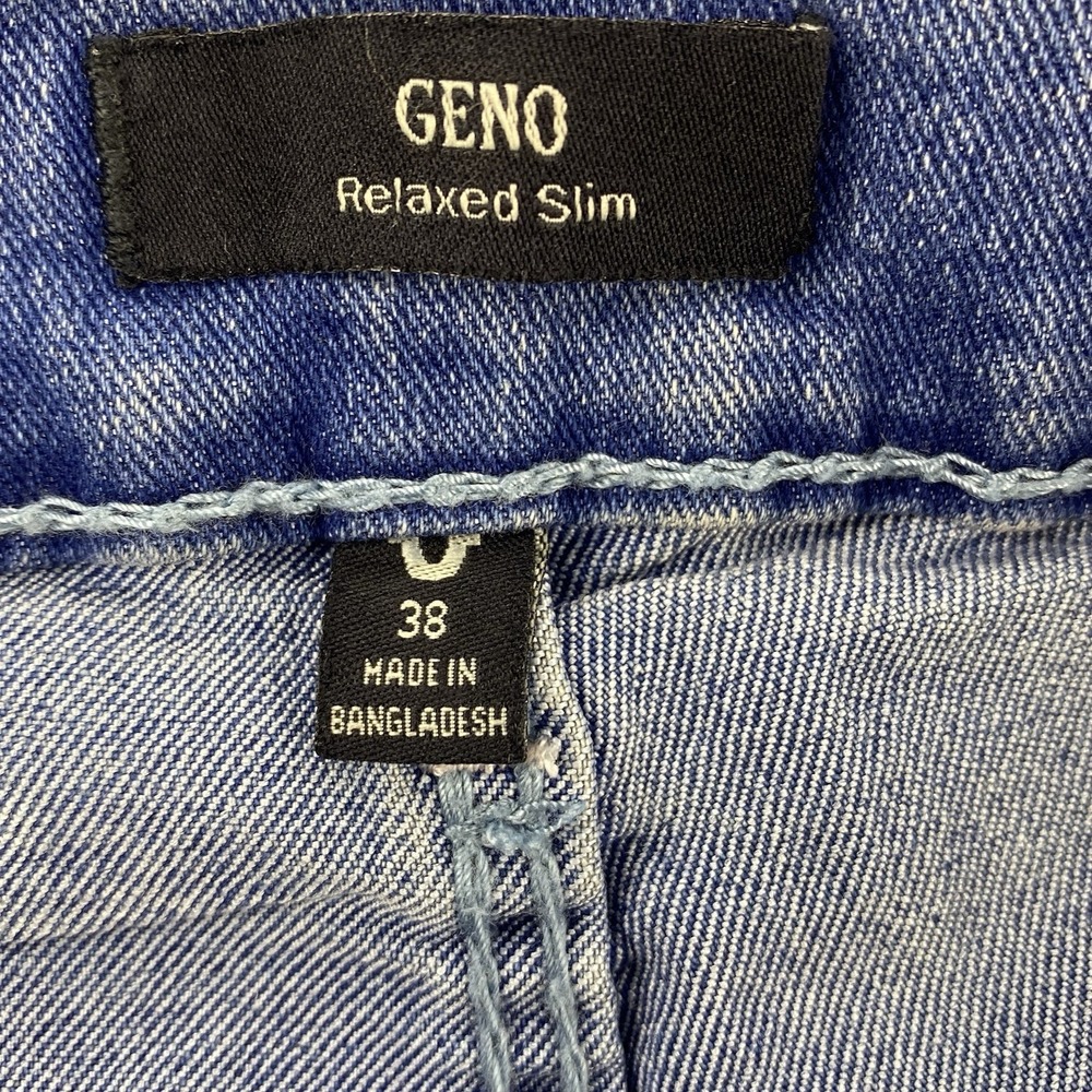 True Religion Geno Big T NF Slim Jeans Men's Size 38 Medium Neptune Wash NWT - Picture 8 of 16